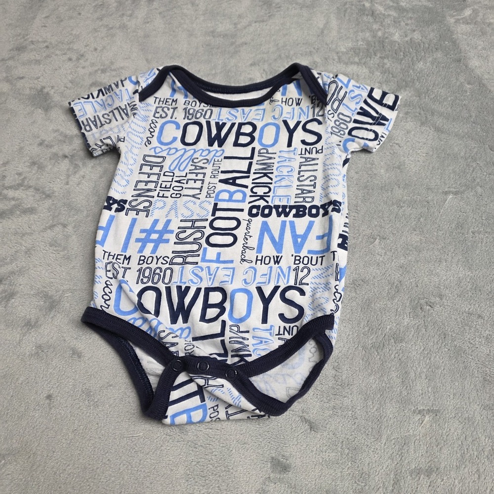 NFL Dallas Cowboys Infant Baby One Piece/Romper-9M